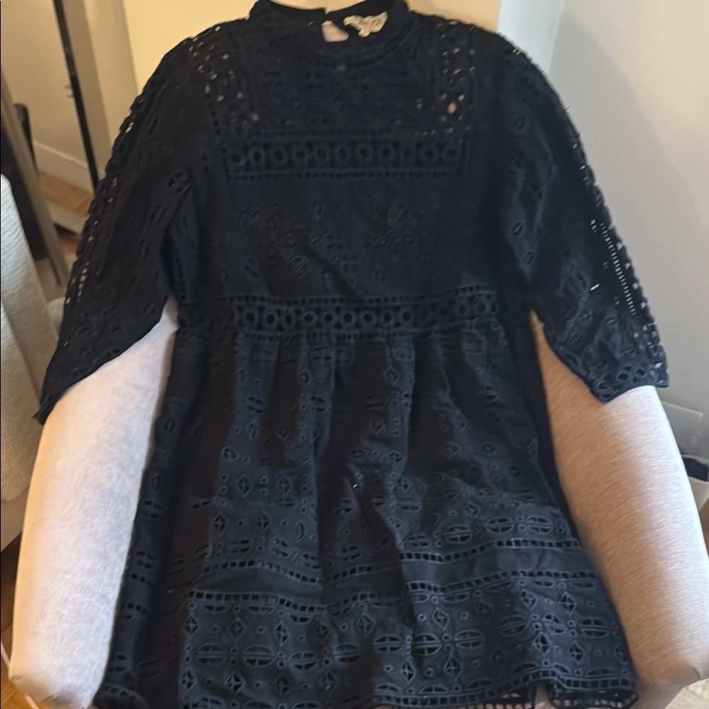 Sea New York Elegant Black Dress with Cutouts